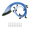 NGK Wire Set & 8 V-Power Spark Plugs for G10 G15/G1500 Van (1974)