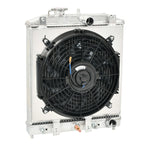 3 Row Aluminum Radiator & Shroud Fan for Honda Civic/Integra (1992–2000)
