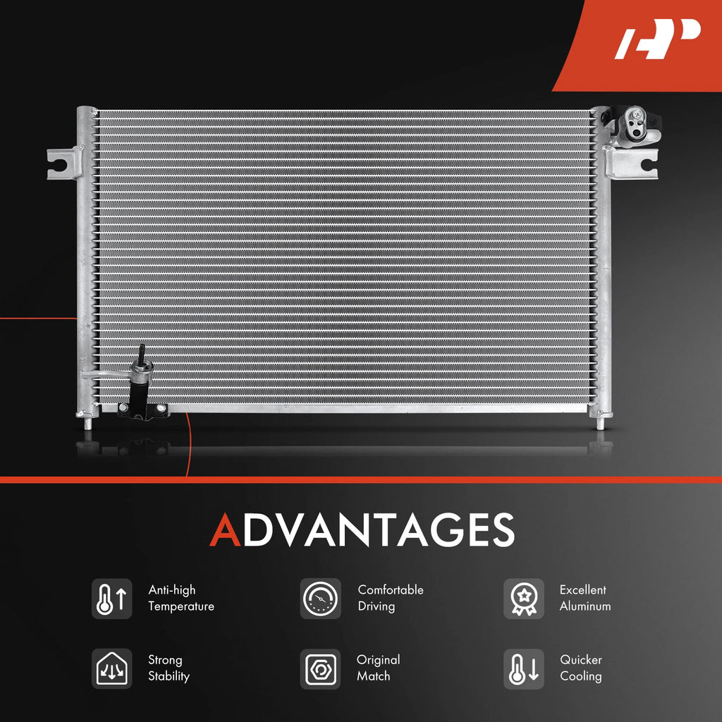 A/C Condenser with Bracket for Mitsubishi Montero (1994-2000)