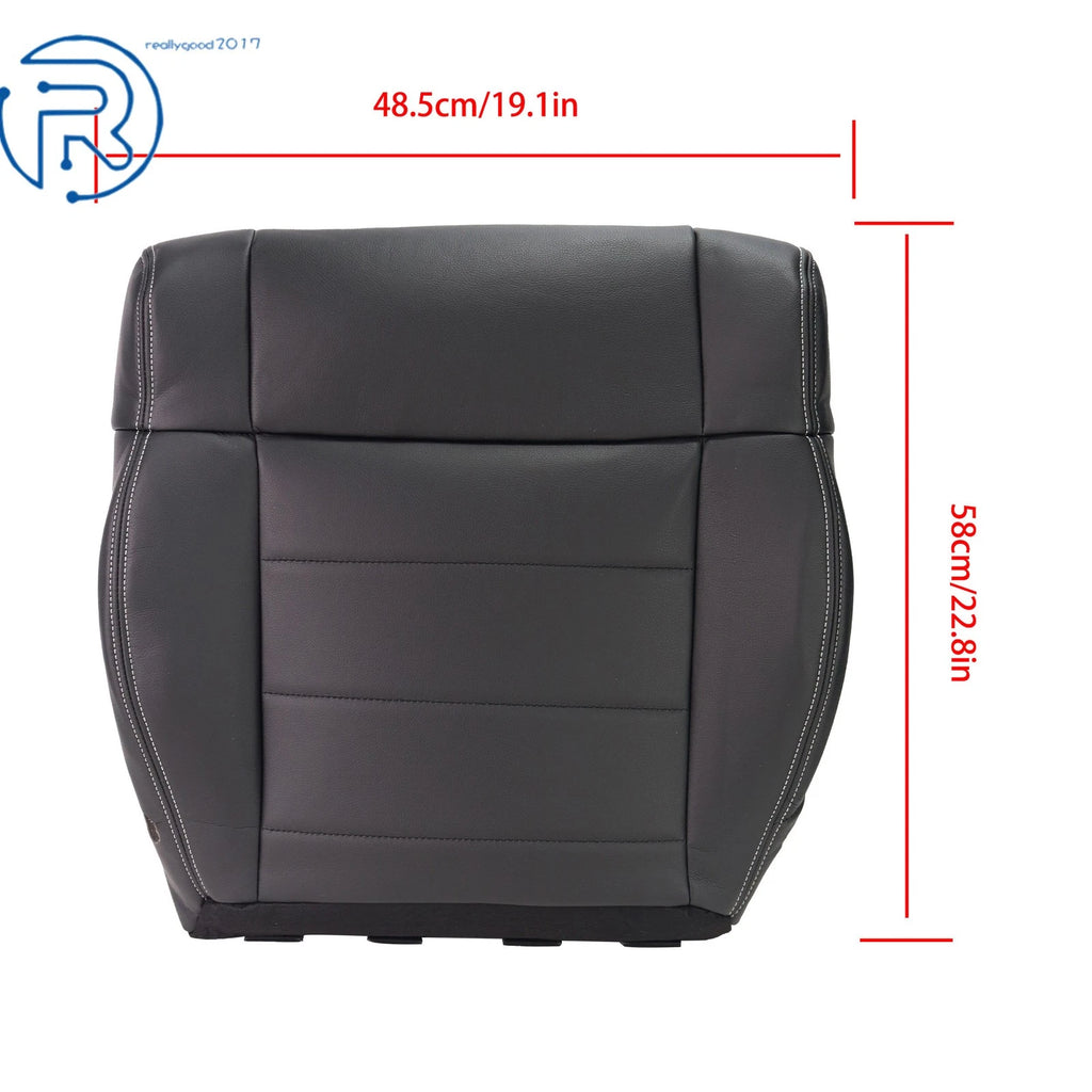 Driver Bottom Seat Cover Leather for Jeep Wrangler (2007-2012)
