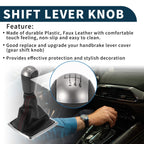 6 Speed Manual Gear Shift Knob with Cover for Ford Focus MK2 (2004–2008)