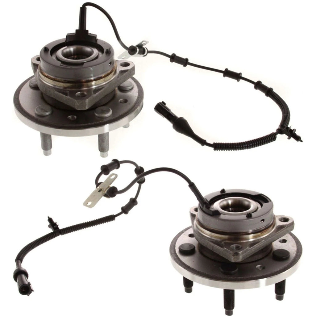 2pc Front Wheel Hub & Bearing for Freestar Monterey (2004–2007) FWD ABS