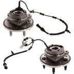 2pc Front Wheel Hub & Bearing for Freestar Monterey (2004–2007) FWD ABS