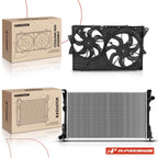 Radiator and Cooling Fan Assembly for Lincoln MKS (2013–2016) Ford Taurus