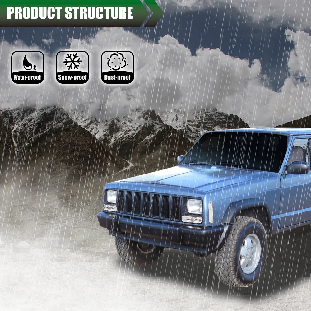 Clear Bumper Lights and Signal Corner Turn Lamps for Jeep Cherokee XJ (1997–2001)