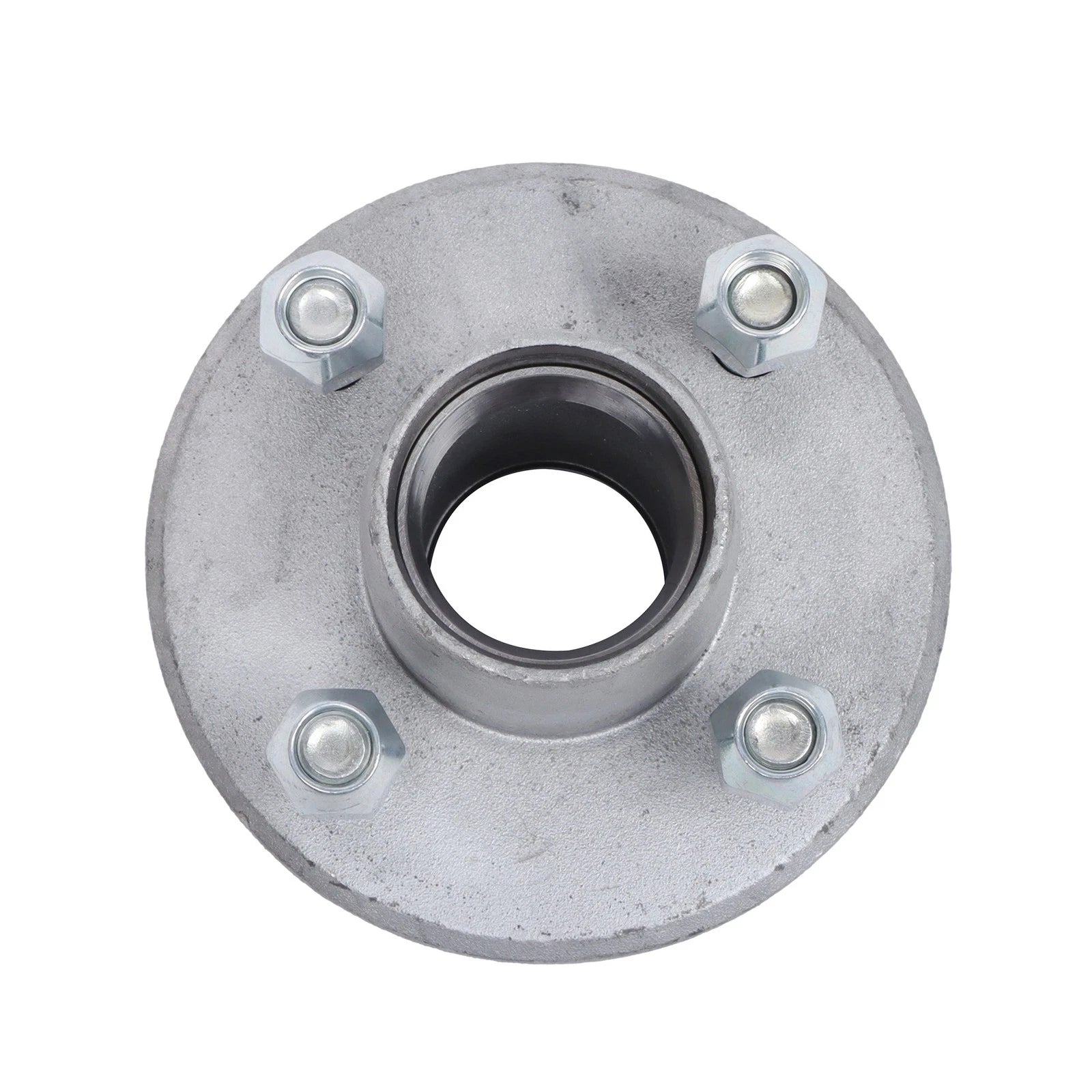 Set of 4 Galvanized Trailer Hub Kits for 2000lb Spindle (1")