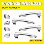 4X Outside Exterior Door Handle for Hyundai Tucson (2016–2021)