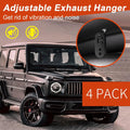 Set of 4 Adjustable Polyurethane Rubber Exhaust Hangers Universal