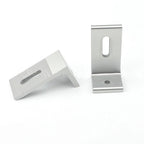 Set of 2 Solar Panel Mounting L Brackets for RV Boat Off Grid Roof