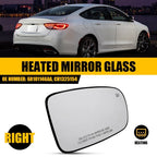 Heated Wing Mirror Glass for Chrysler 300 2011–2019 Right Passenger Side V
