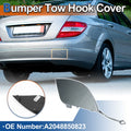 Rear Car Bumper Tow Hook Cover for Mercedes-Benz W204 (2007–2014) No.A2048850823 Dark Silver