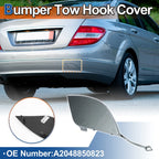 Rear Car Bumper Tow Hook Cover for Mercedes-Benz W204 (2007–2014) No.A2048850823 Dark Silver