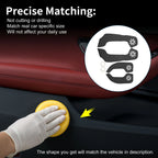 Set of 1 Car Door Anti Kick Pad Sticker Protector for Kia Forte (2009–2016)