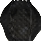 Console Armrest Cover for Chrysler 200 (2015–2018) PVC Carbon Gray Stitch