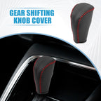 Gear Shifting Knob Cover for Hyundai IX35 (2010–2015) Black Red