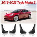 Mud Flaps Splash Guards Set of 4 for Tesla Model 3 (2016–2024)