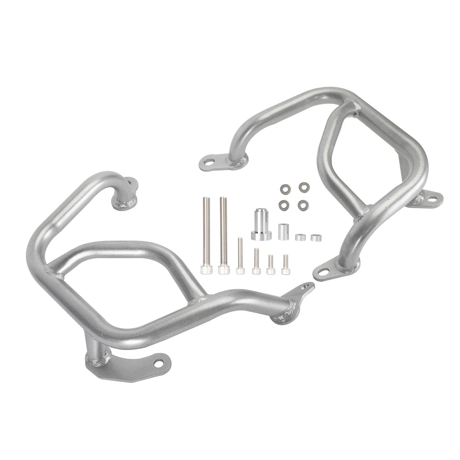 Lower Engine Guard Crash Bar for BMW F900XR (2020–2022) - Steel, Silver