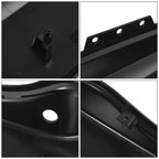 Unpainted Black Saddlebag Lids for Harley CVO Street Road Glide FLHXSE (2024–2025)