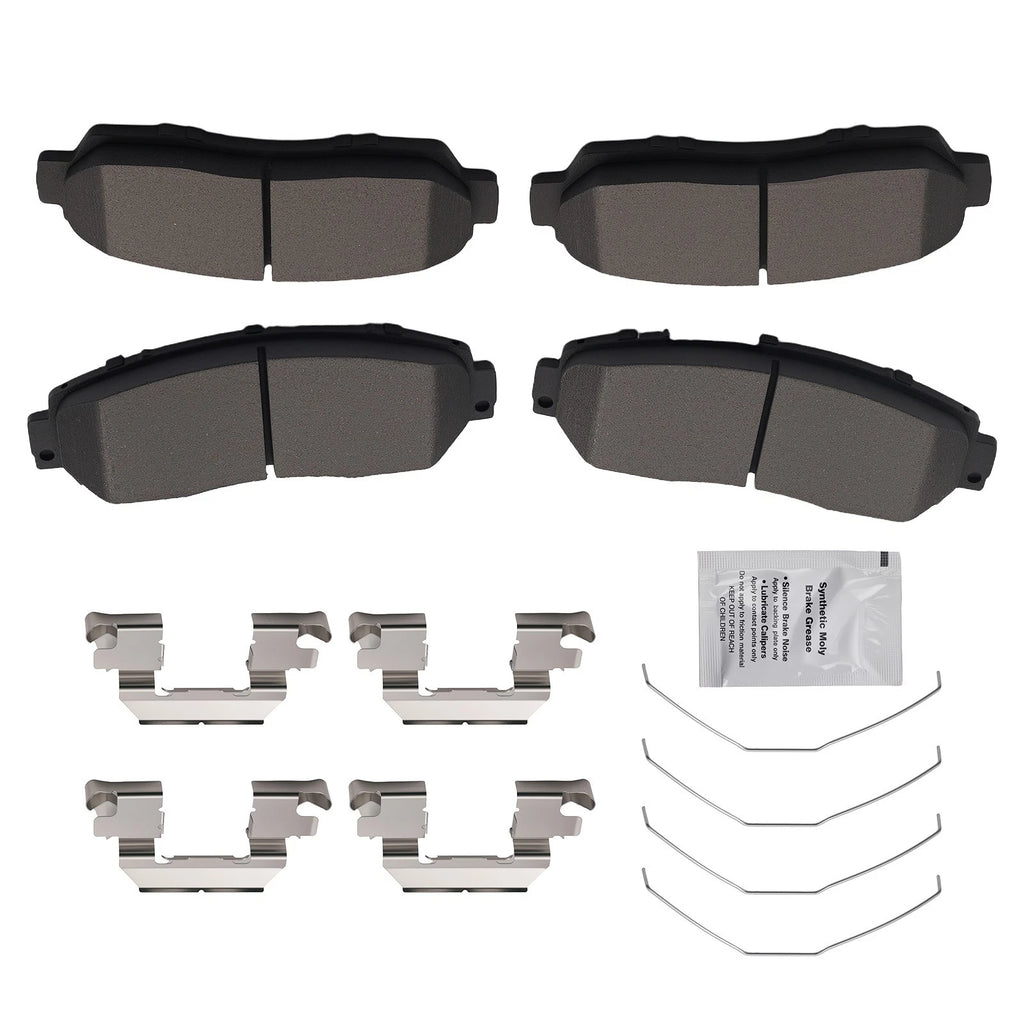 Front Ceramic Brake Pads Kit for Honda Passport/Acura RDX (2019–2025)