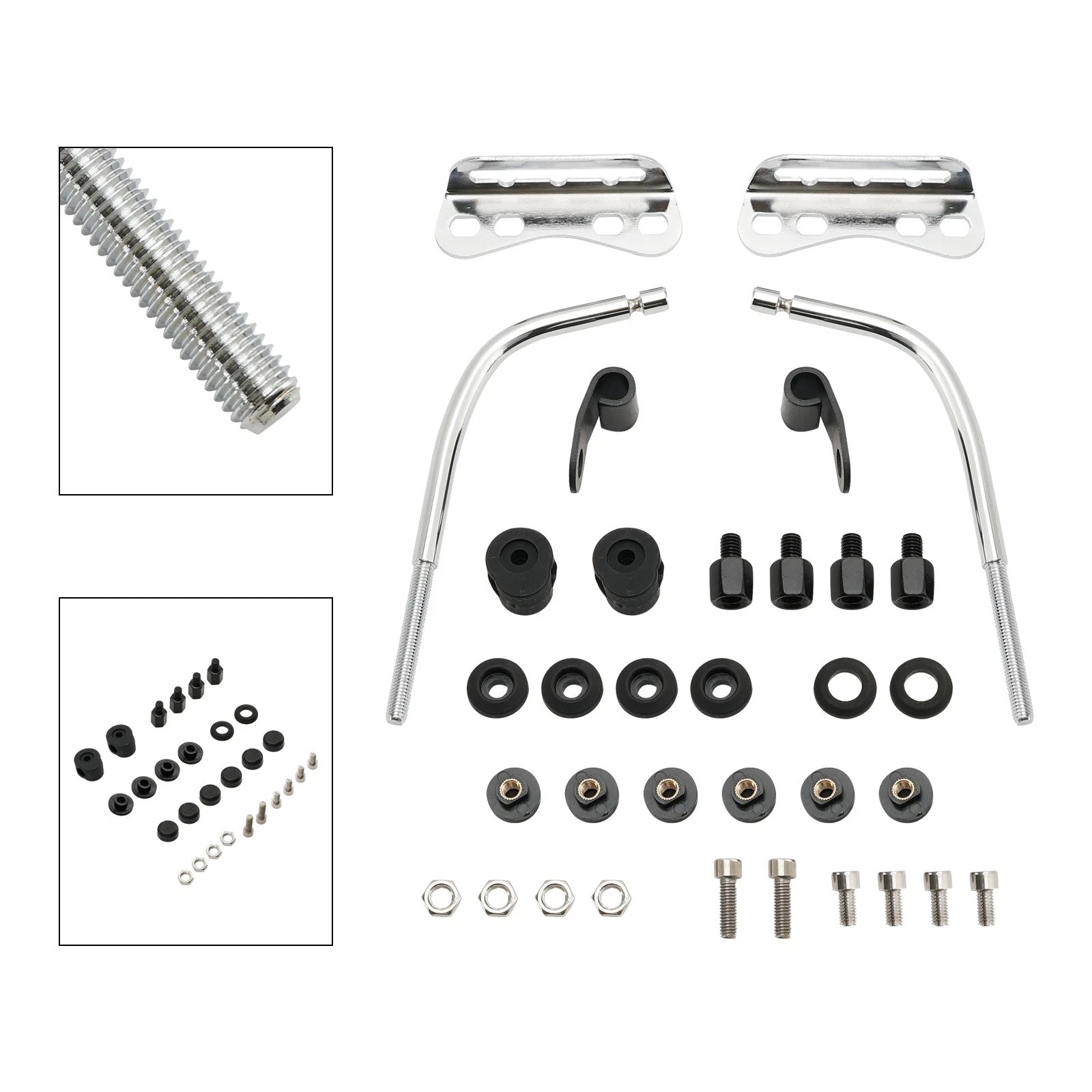 Headlight Mounting Bracket for Universal Motorcycle Retro Cafe Racer