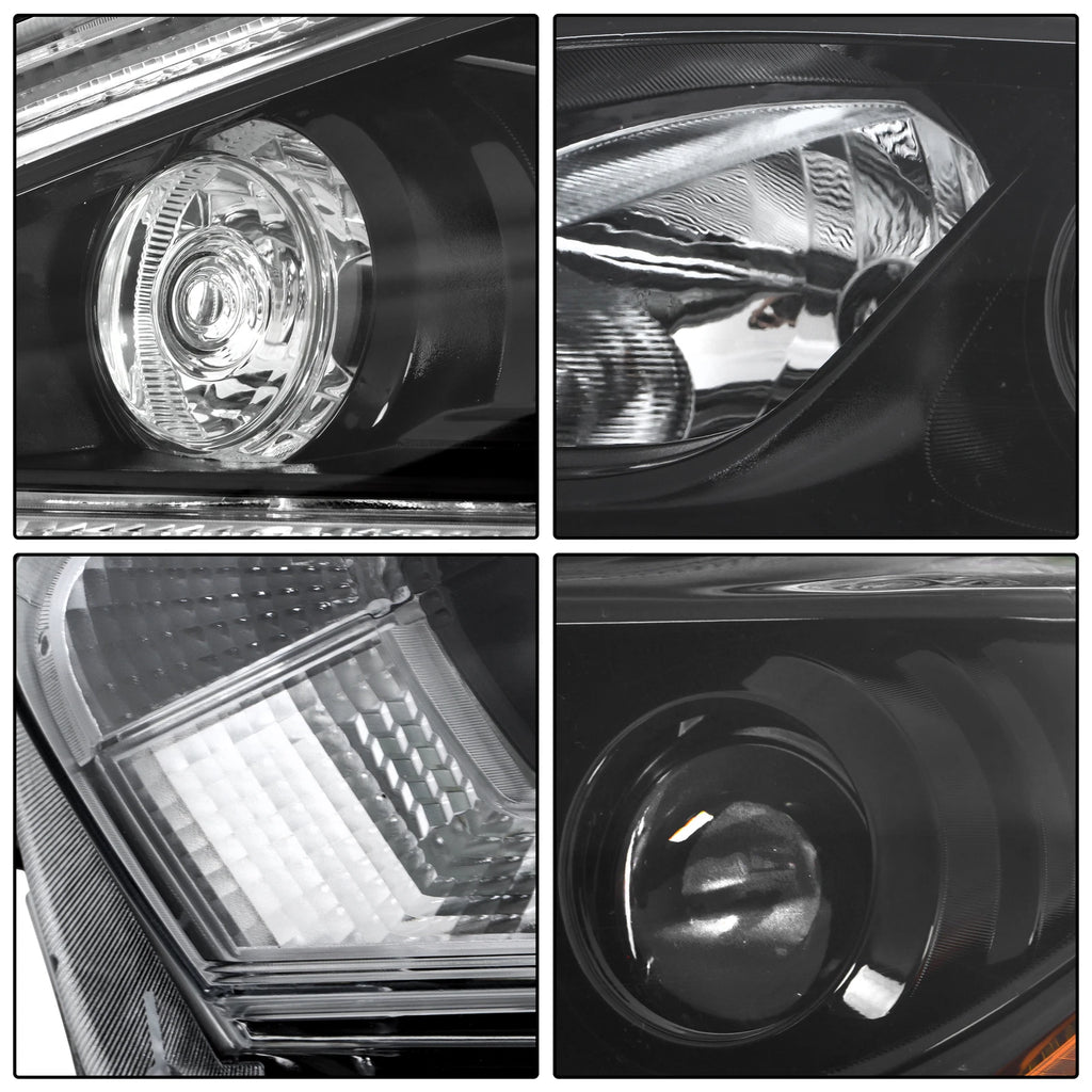 1 PC LH Headlight Assembly for Nissan Murano (2018) Halogen LED DRL Clear Lens