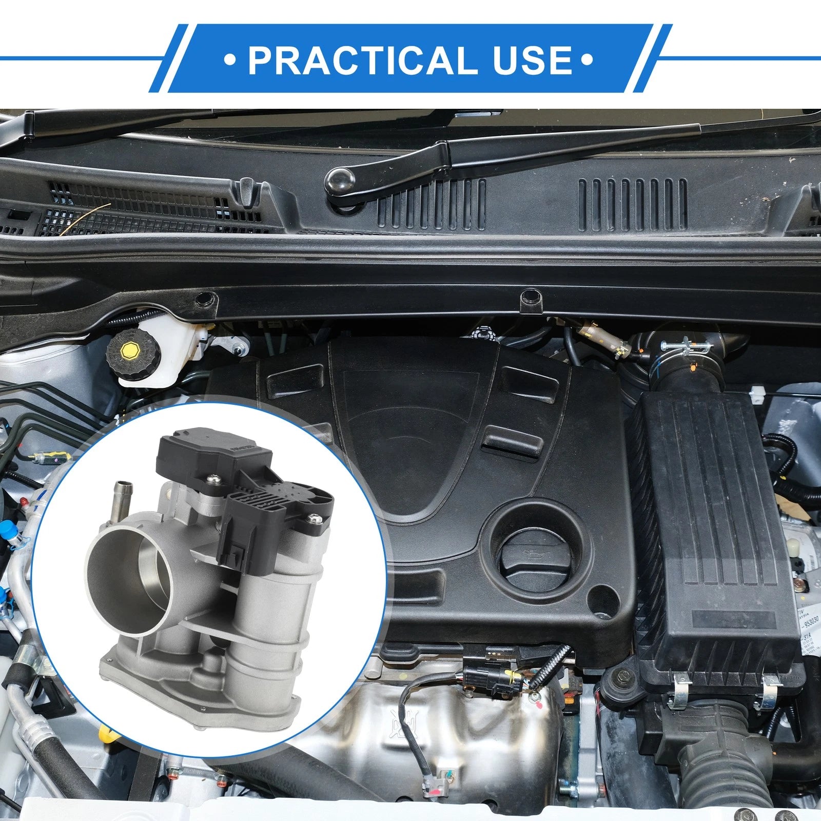 Throttle Body for Chevy Aveo L4, Aveo 5 L4 1.6L (2006–2008) - 25181982/25183237