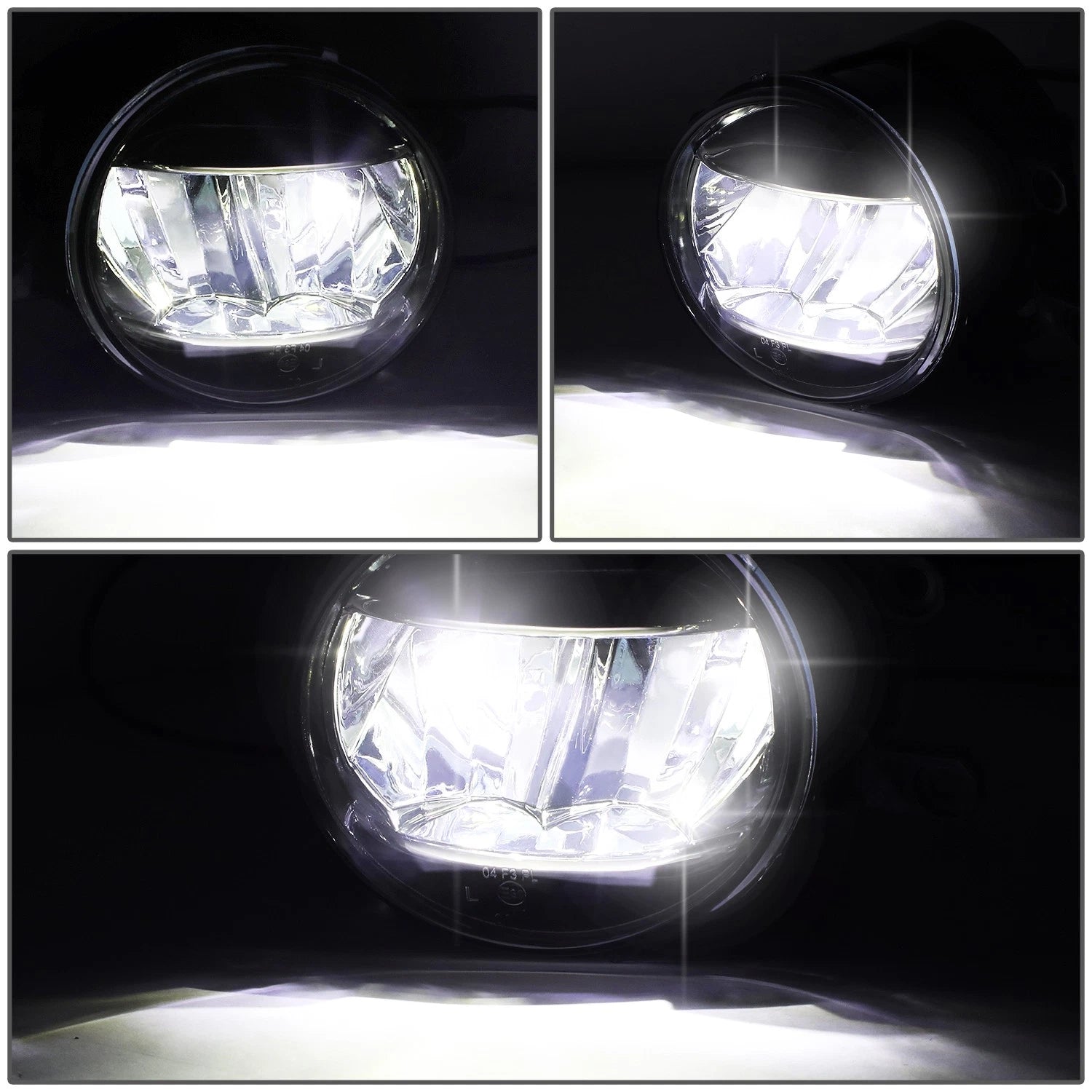 LED Fog Light Lamp with Bezel & Switch for Toyota Highlander (2020–2021)