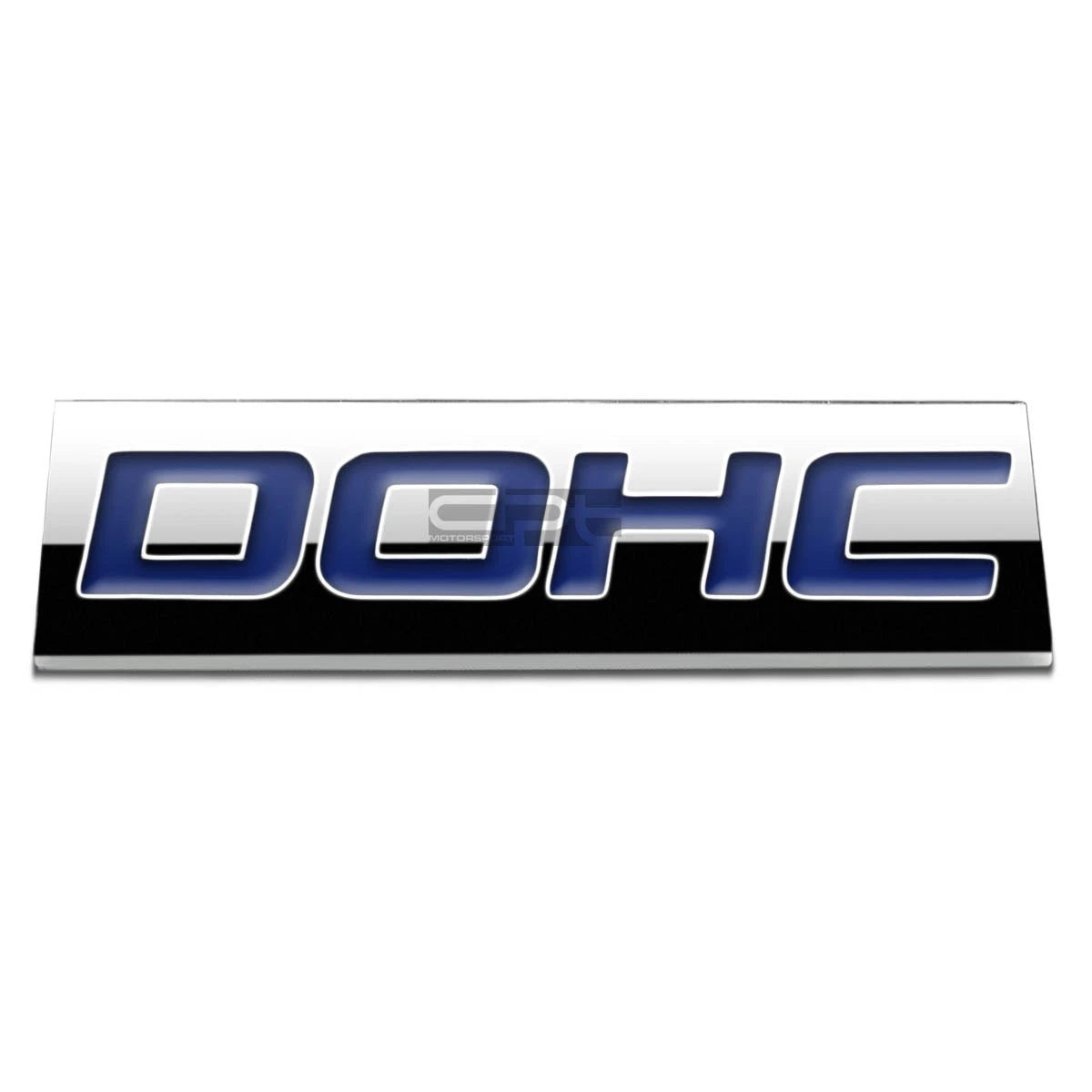 3D Polished Blue DOHC Emblem Badge for