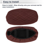 Center Console Cover for BMW 2 Series (2017-2023) Wine Red