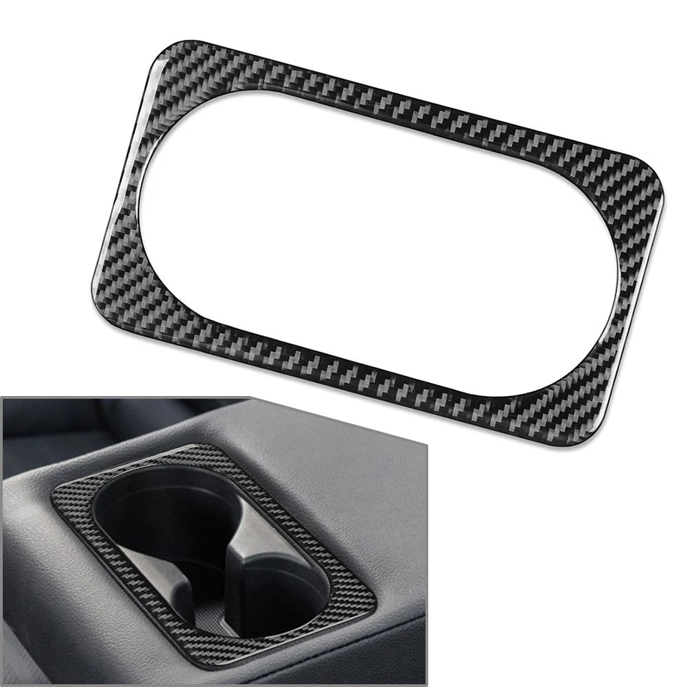 Rear Water Cup Holder Frame Cover Trim for Kia Forte Cerato K3 (2019–2023) Black