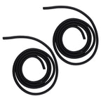 Set of 2 Front Door Window Belt Strips for Dodge Ram 1500-3500 (2002-2018)