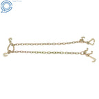 36'' Chain V Bridle with RJT Hook for Tow Truck Trailer Hitches (5400 lbs)
