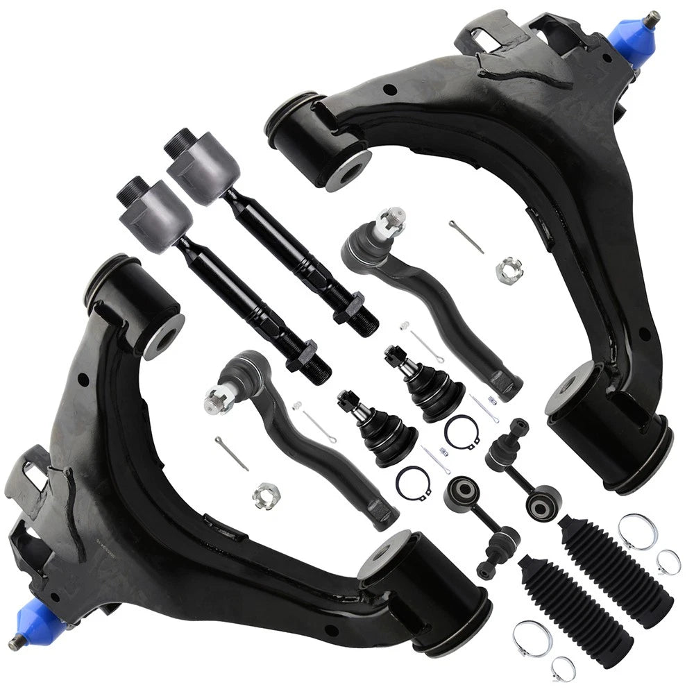 Set of 12 Front Tie Rod Control Arms with Ball Joints for Toyota Tundra (2007–2016)