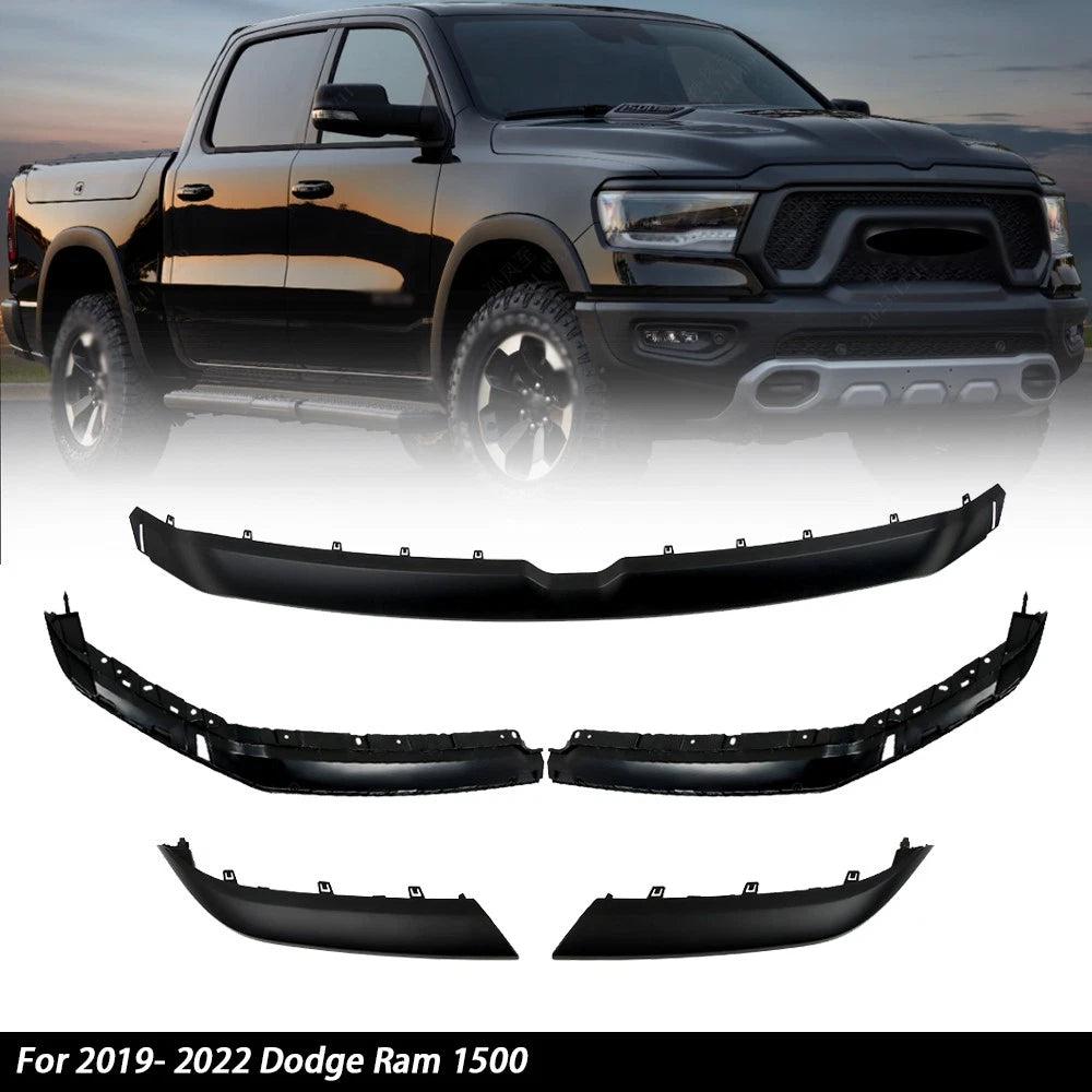 Black Upper Grille Trim Molding for Dodge Ram 1500 (2019-2021)