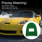 ABS Gear Shift Knob Cover Sticker for Chevrolet Corvette C6 Z06 (2005–2013) Green