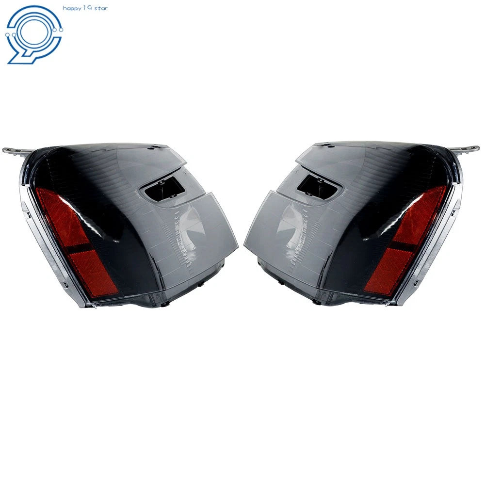 Headlights for Chevy Equinox (2005–2009) Black Housing Smoked Lens Assembly