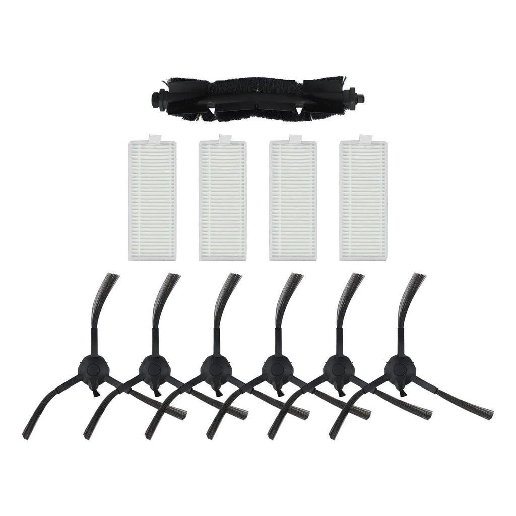 Complete Set of Spare Main Roller Side Brush Filter for Botslab S8 Plus