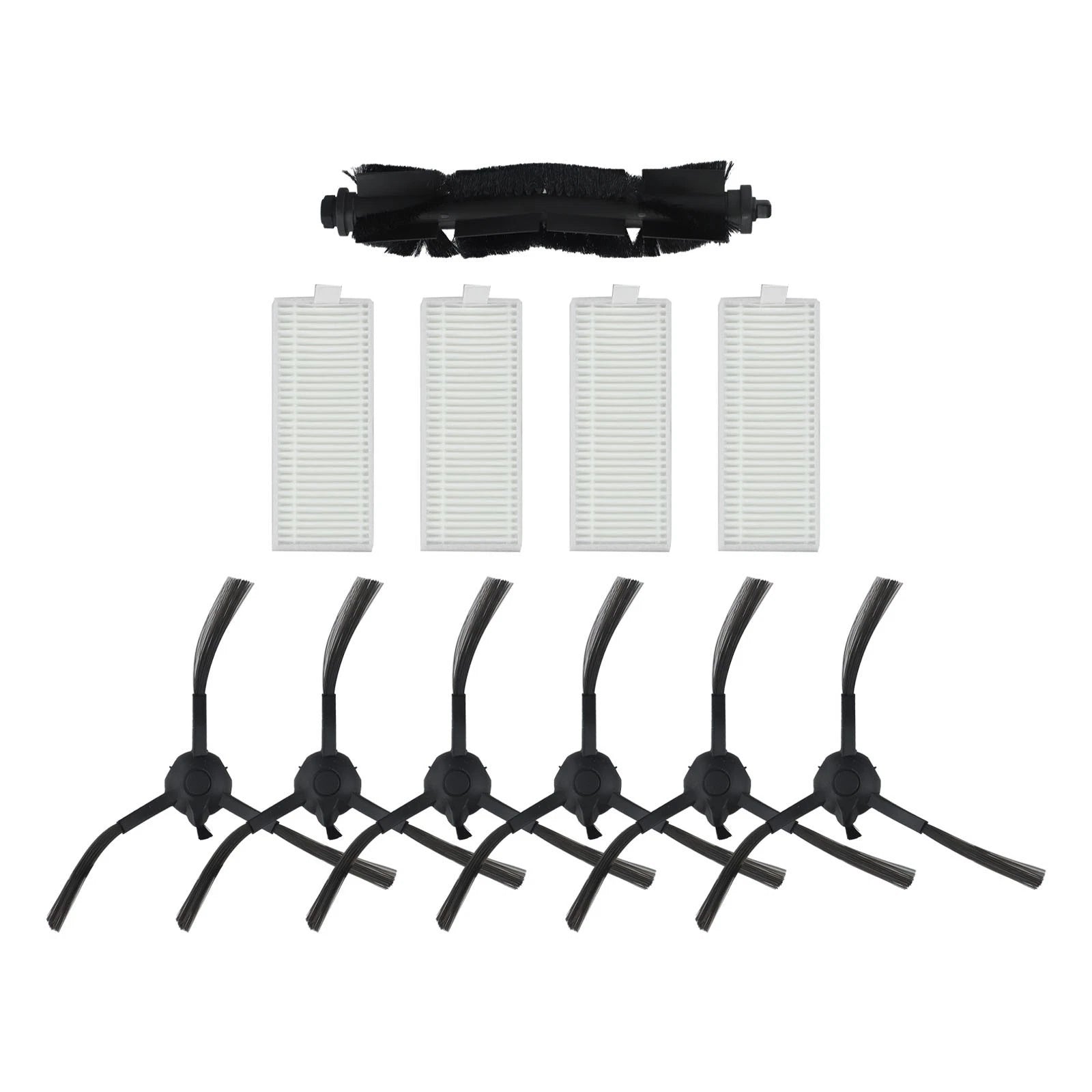 Complete Set of Spare Main Roller Side Brush Filter for Botslab S8 Plus
