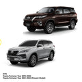 Black Rear Bumper Step Door Scuff Plate for Toyota Fortuner (2015-2022)