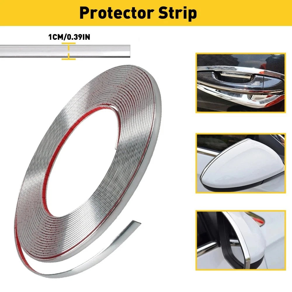 16FT Chrome Trim Molding Strip for Car Door Body Window Bumper (Fits )