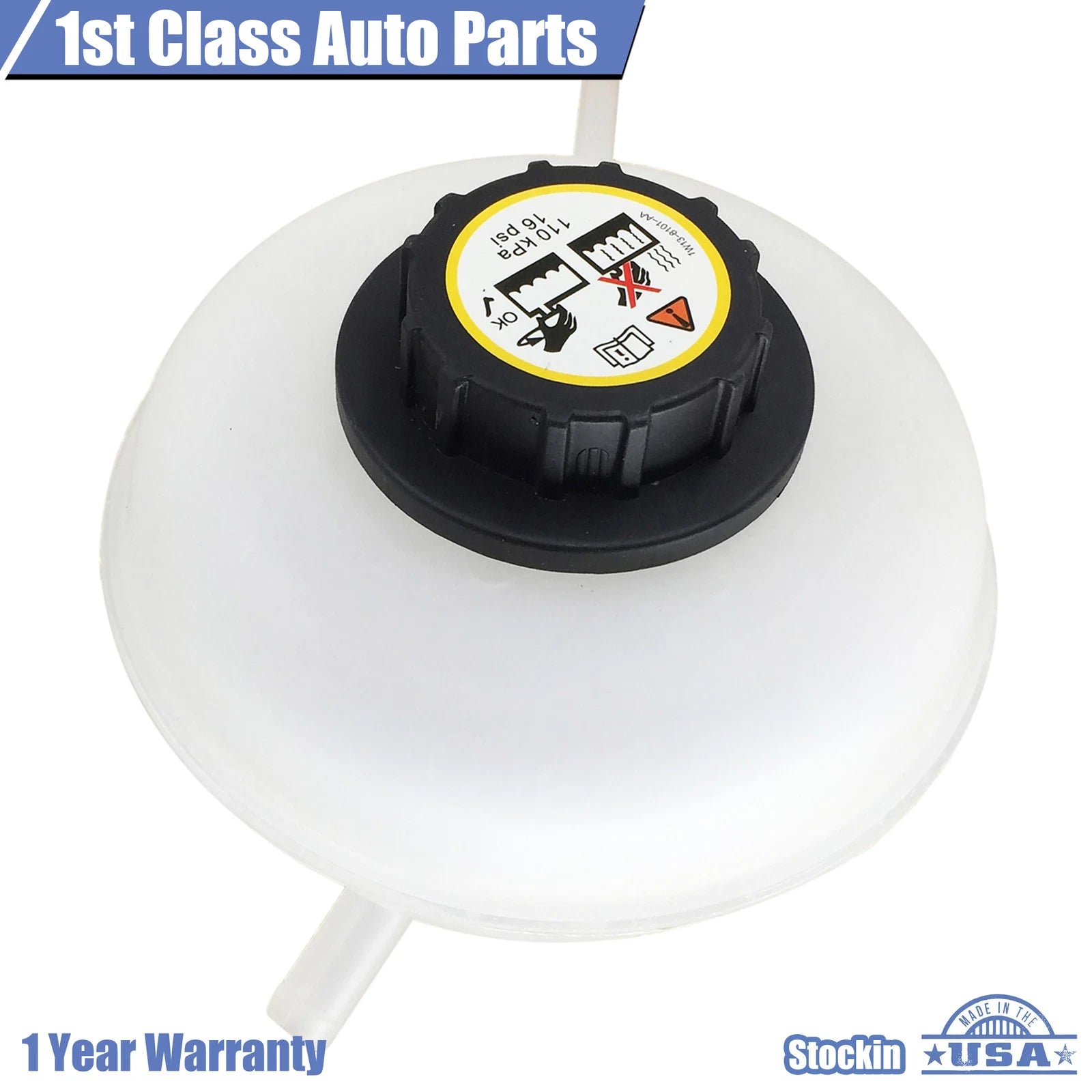 Radiator Coolant Recovery Tank with Cap for Land Rover Freelander (2002–2006)