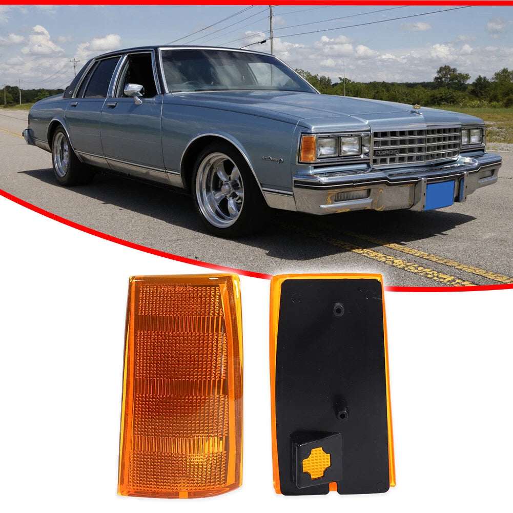 Amber Lens Side Marker Lights for Pontiac Parisienne Bonneville Safari