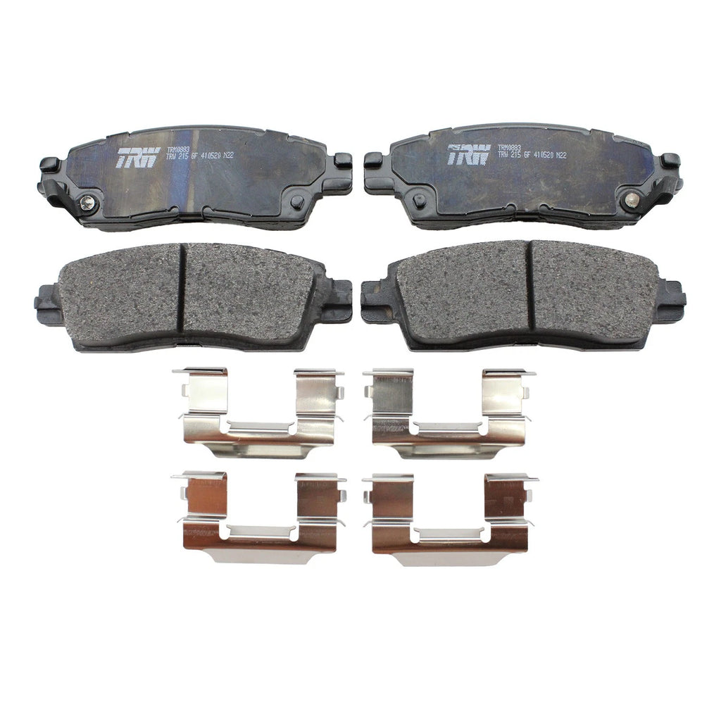 DuraGo Rear Rotors & TRW Pro Metallic Disc Brake Pads Kit for 9-7X Envoy (2005–2009)