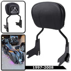 Detachable Backrest Sissy Bar Pad for Harley Touring Road King Classic (1997–2008)