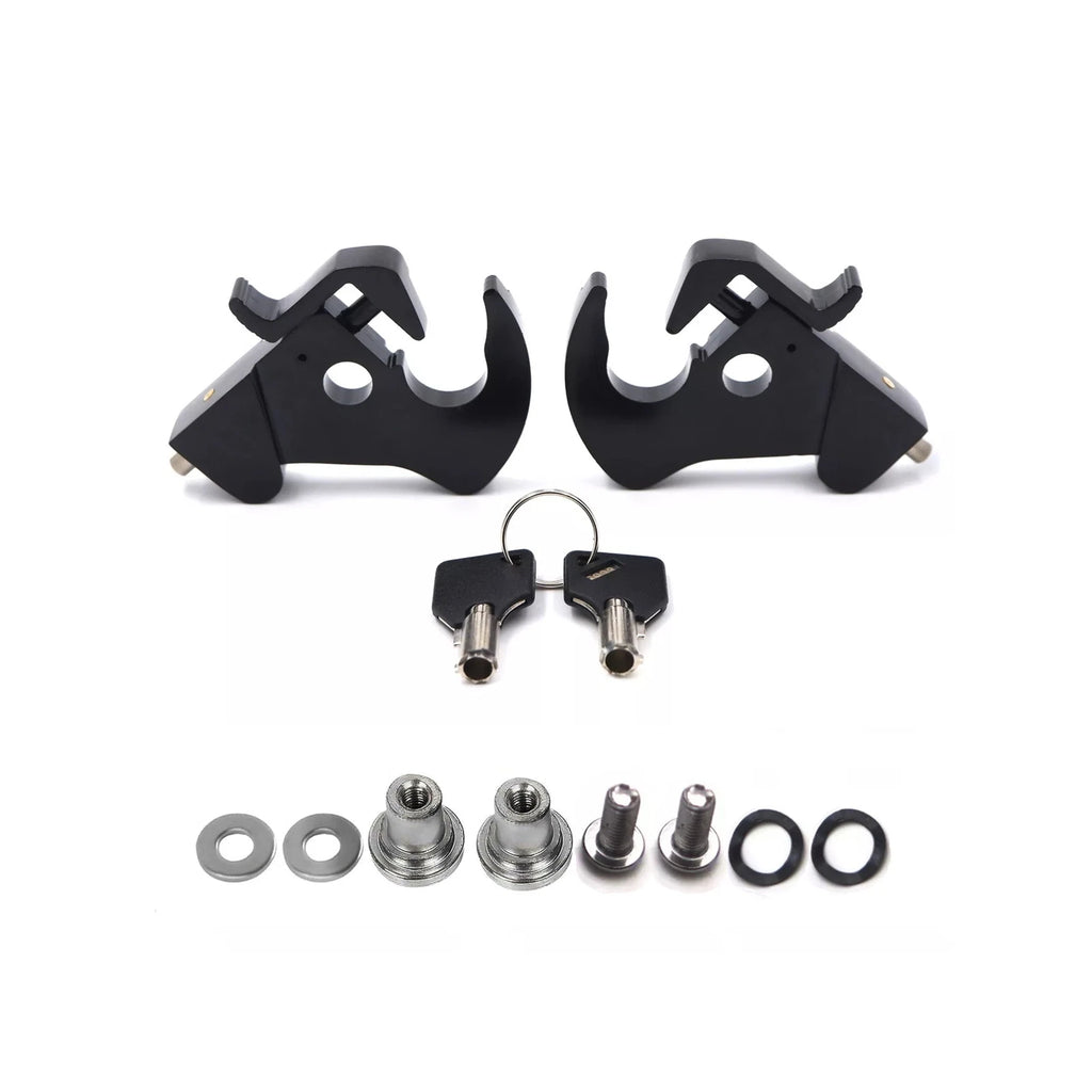 Sissy Bar Luggage Rack Detachable Locking Latch Nut Kit for Harley Touring