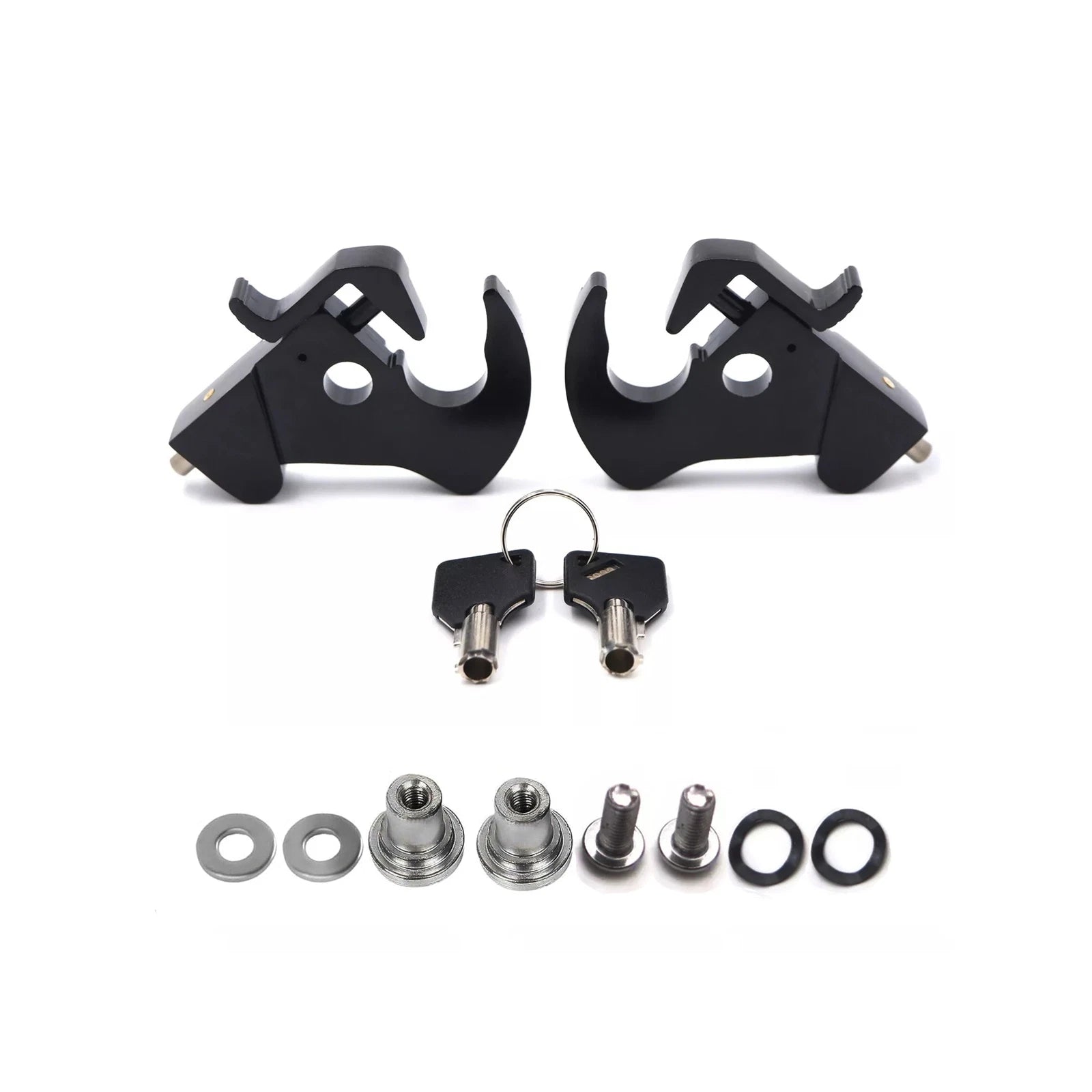 Sissy Bar Luggage Rack Detachable Locking Latch Nut Kit for Harley Touring