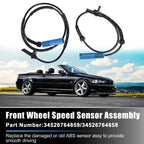 Set of 4 ABS Wheel Speed Sensors for BMW 325xi (2006–2006)