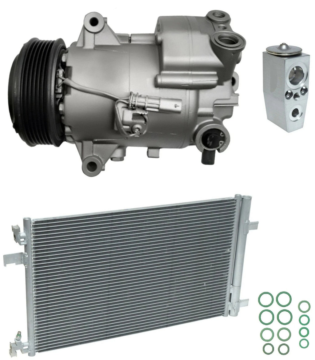 AC Compressor Kit with Condenser for Chevrolet Cruze 1.8L (2014–2016)