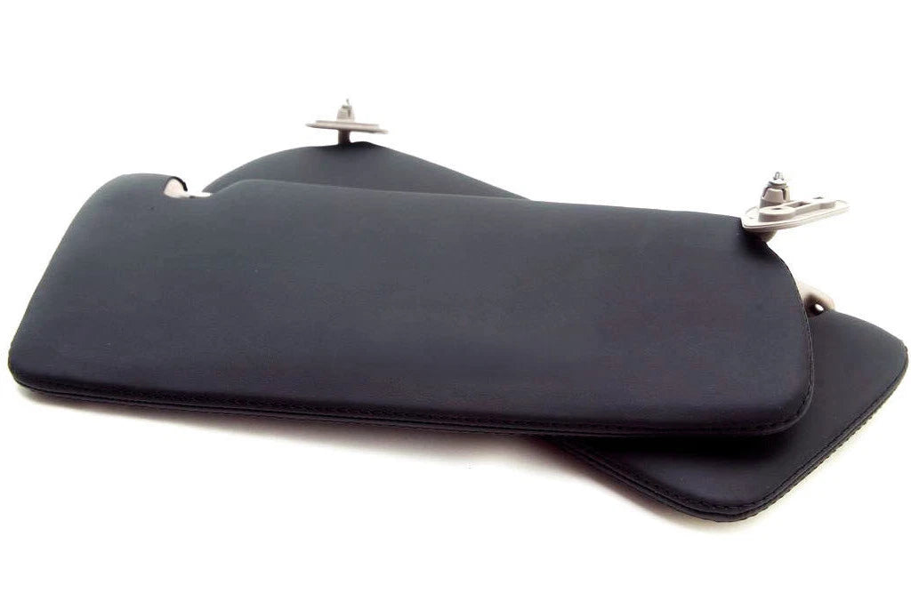 Leather Synthetic Sunvisors for BMW E36 E46 (1992–2004) Black