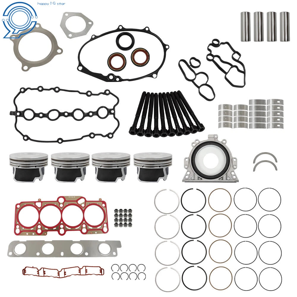 Engine Rebuild Overhaul Kit for Audi A4 VW 2.0 TFSI (BWA BPY)